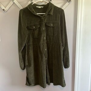 American Eagle corduroy babydoll dress
